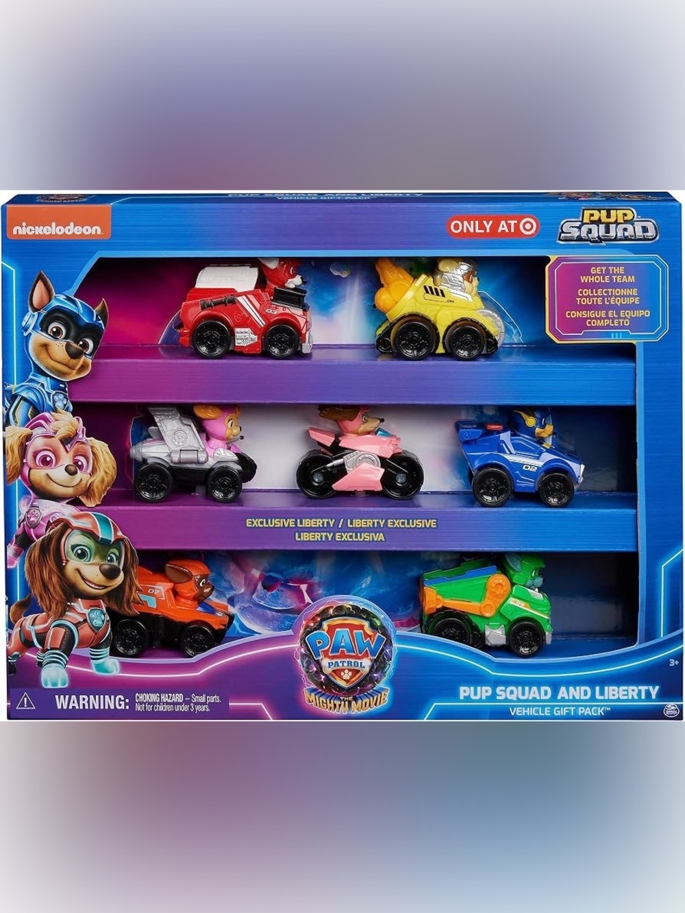 New Paw Patrol Limited Edition Pup Squad and Liberty Vehicle Gift Pack